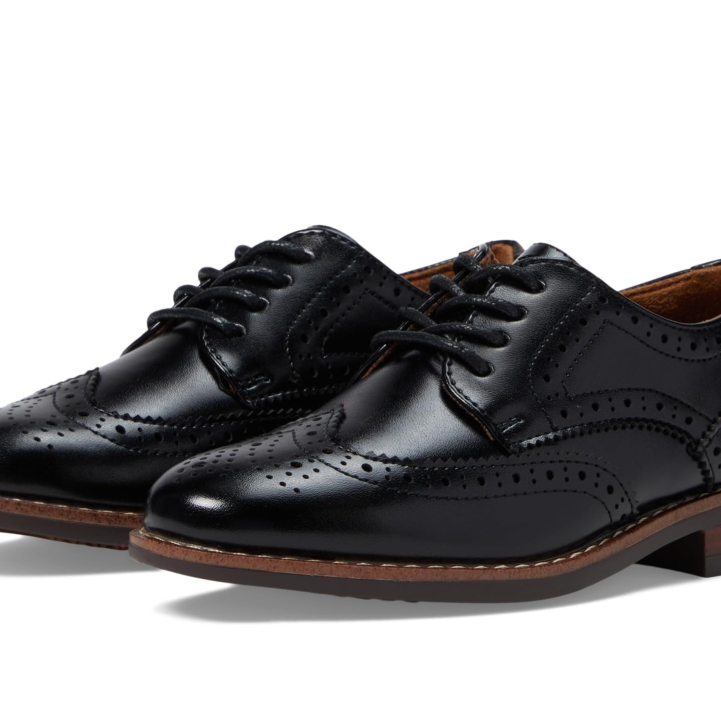 Florsheim Midtown Wing Tip Men's Casual Shoe - Black Leather
