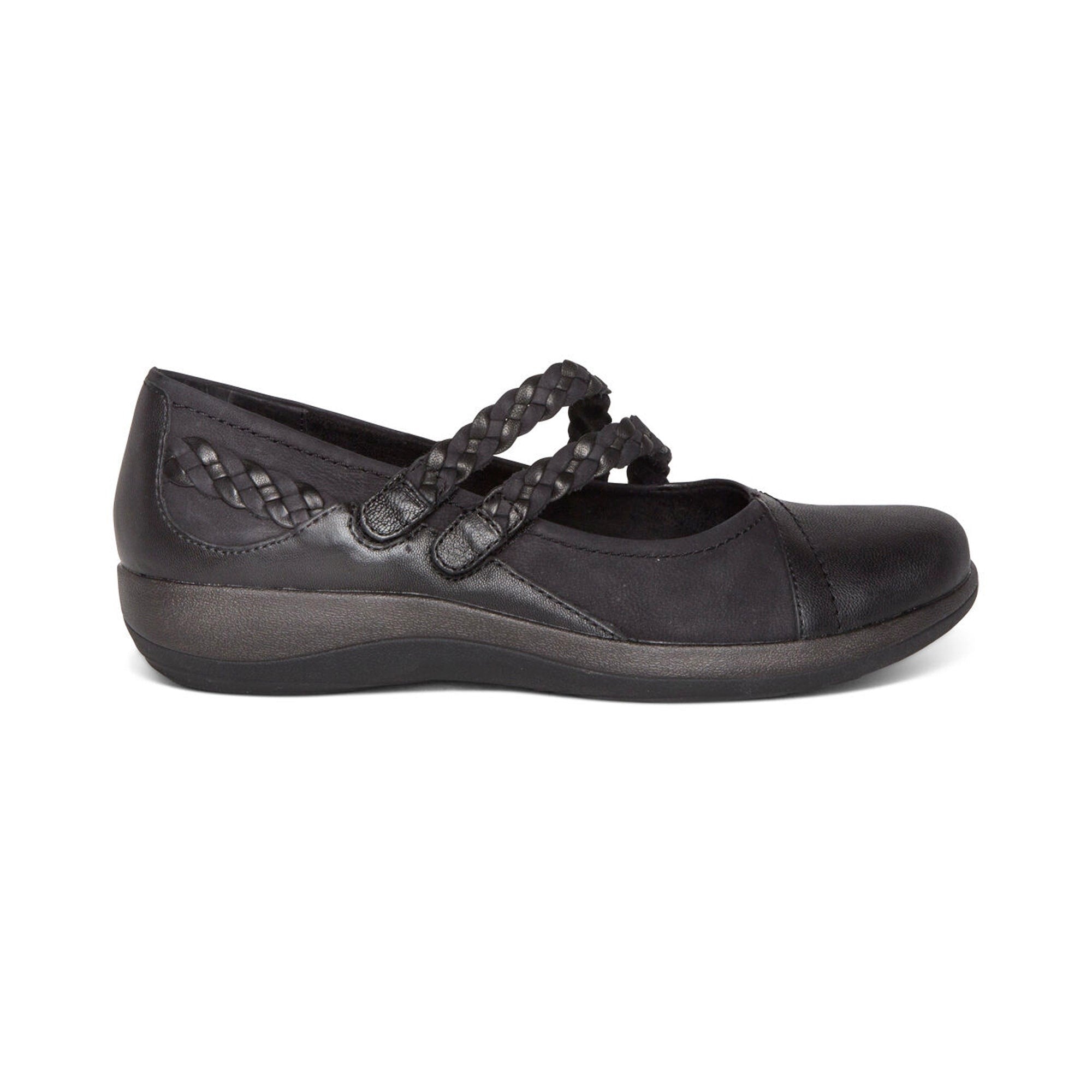 Aetrex Annie Mary Jane Women's Casual Shoe - Black