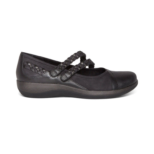 Aetrex Annie Mary Jane Women's Casual Shoe - Black