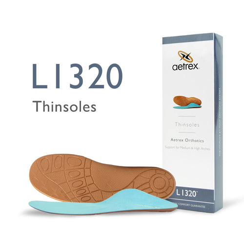Aetrex Unisex Thinsoles Met Orthotic Insole - Blue