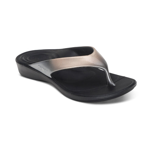 Aetrex Maui Women's Sandal - Metallic Ombre