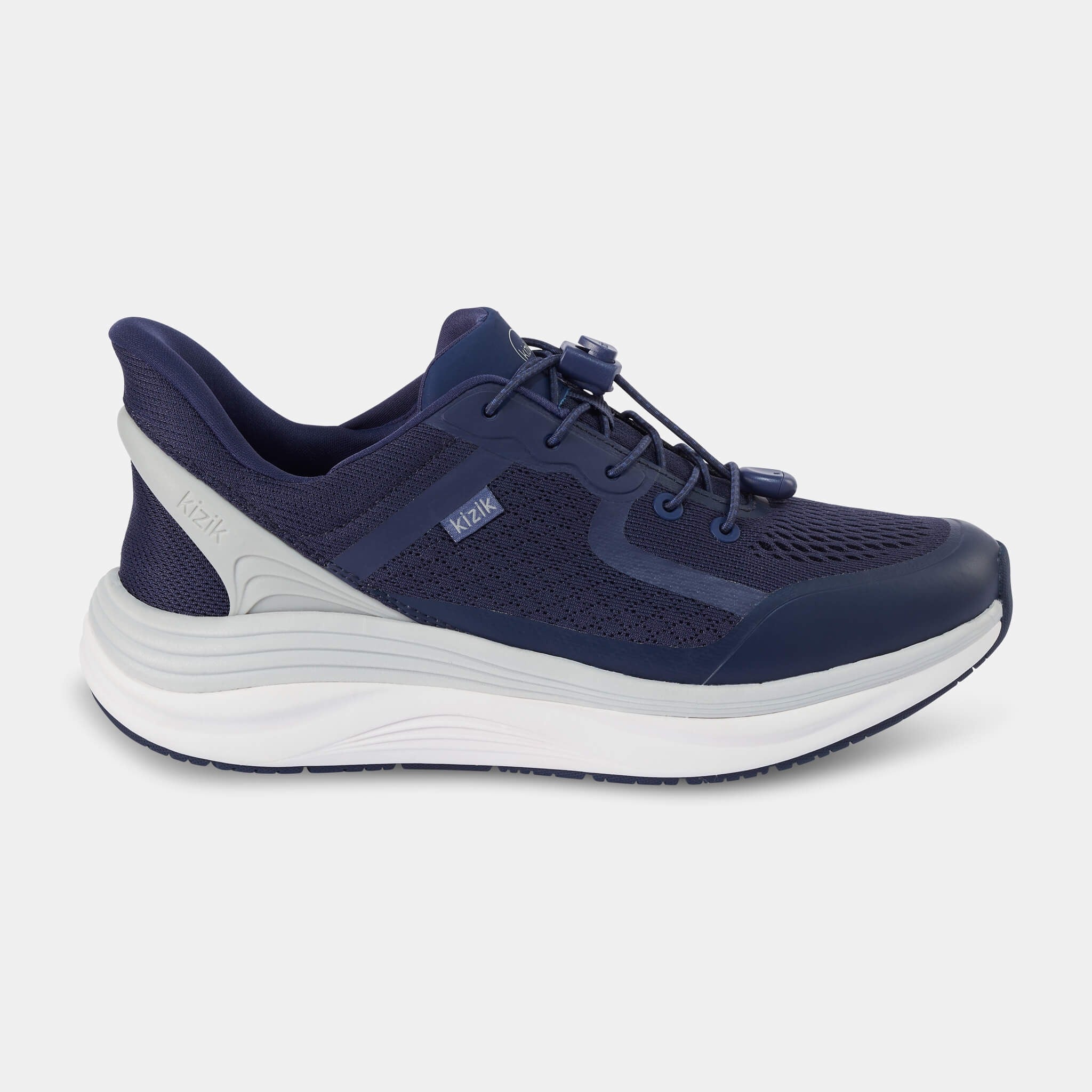 Kizik London Slip On Men's Casual Shoe - Naval Academy/Harbor Mist