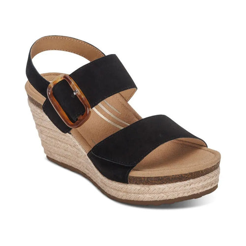 Aetrex Ashley Sandal Women's - Black