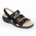 Aravon PC Three Strap Sanda Women's Sandal - Black