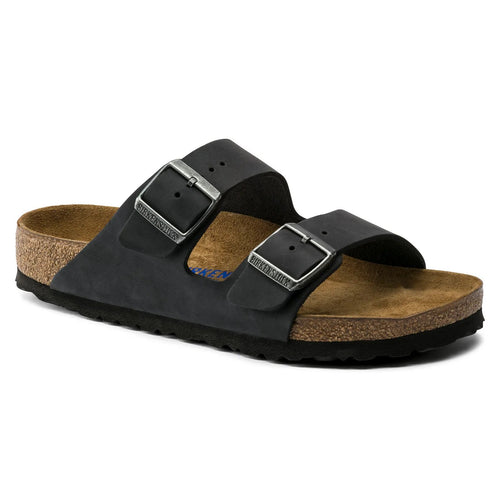 Birkenstock Arizona SB Oiled Lth Women's Sandal - Black