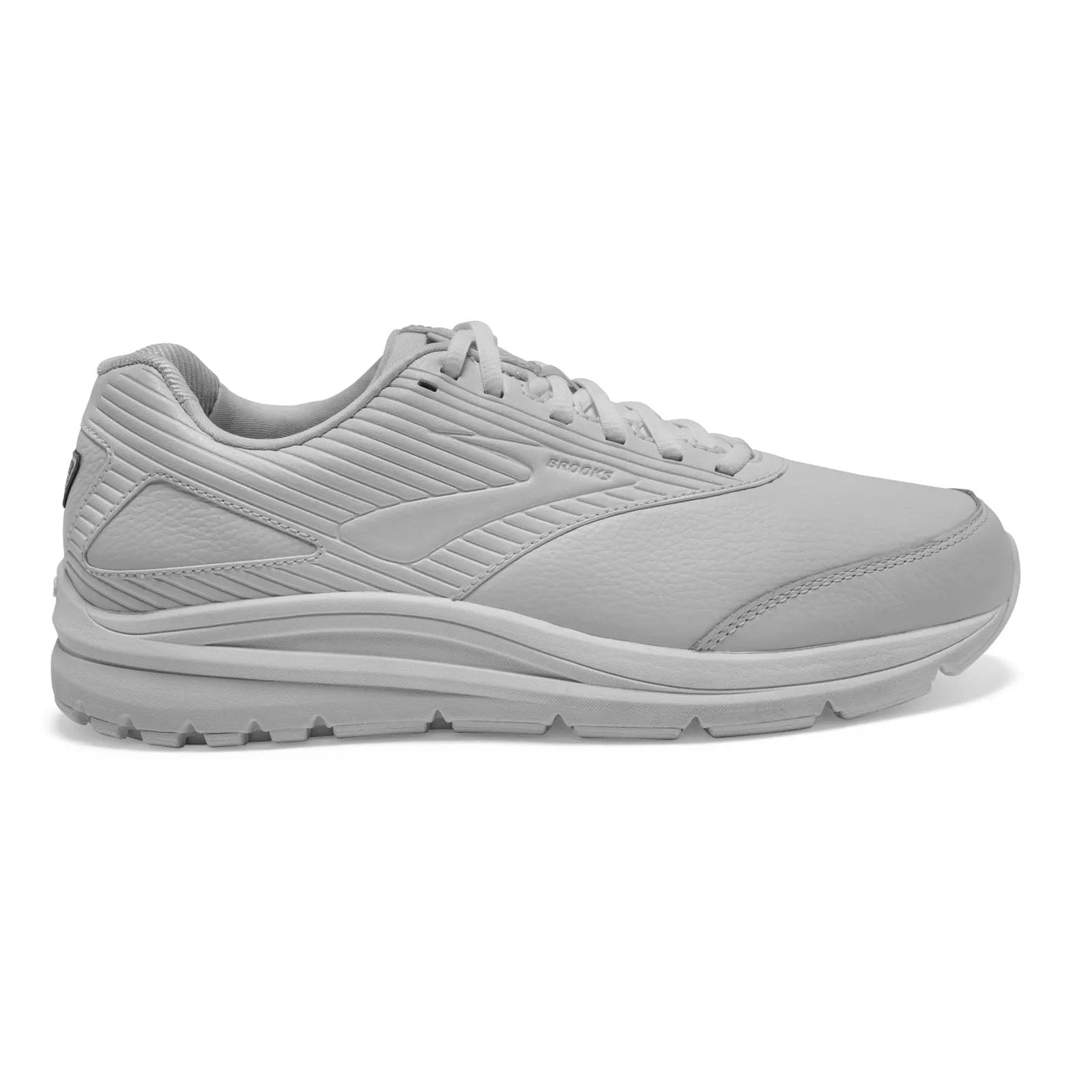 Brooks Addiction Walk 2 Lac Men's Running Shoe - White/White