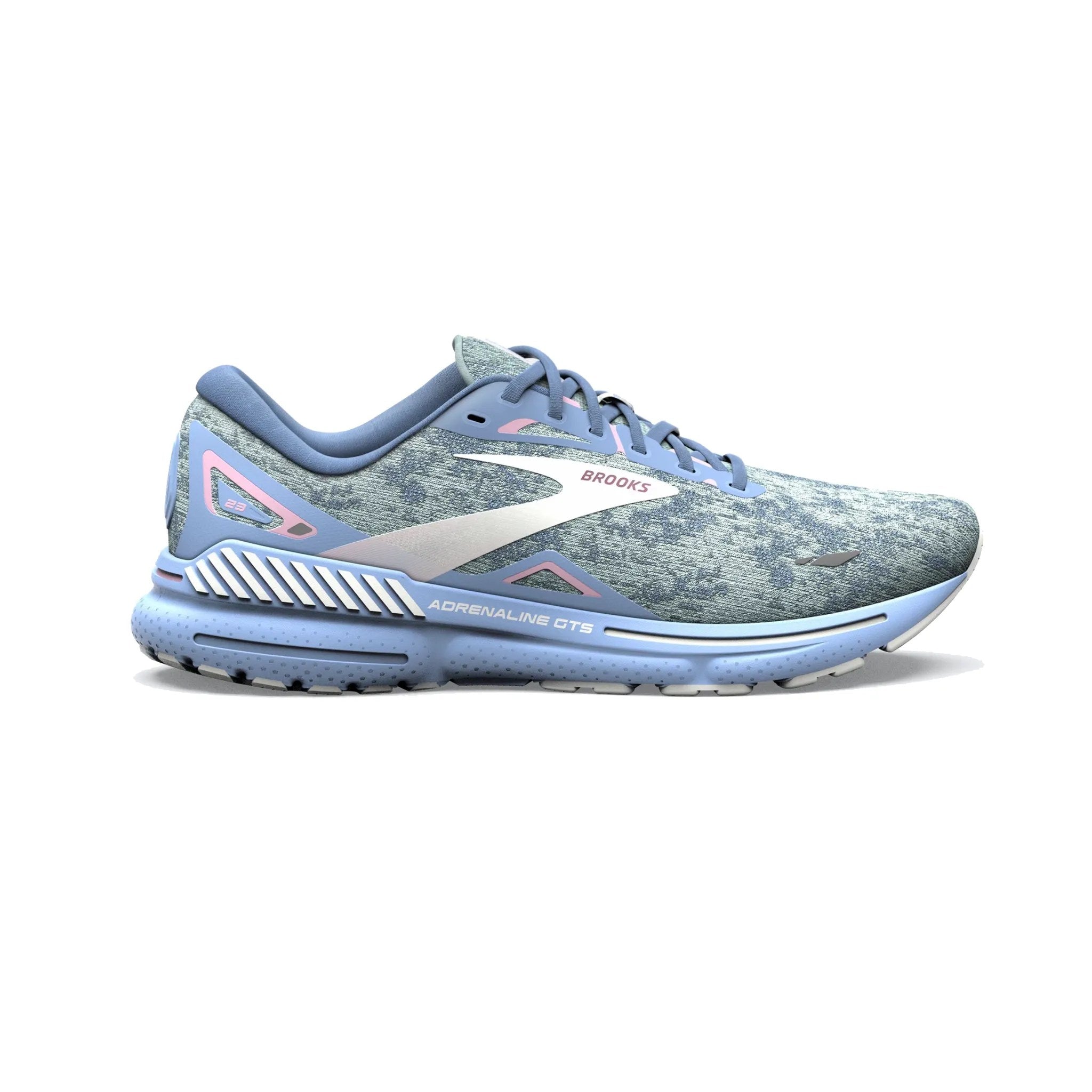 Brooks Adrenaline GTS 23 Women's Running Shoe - Blue/Open Air/Pink