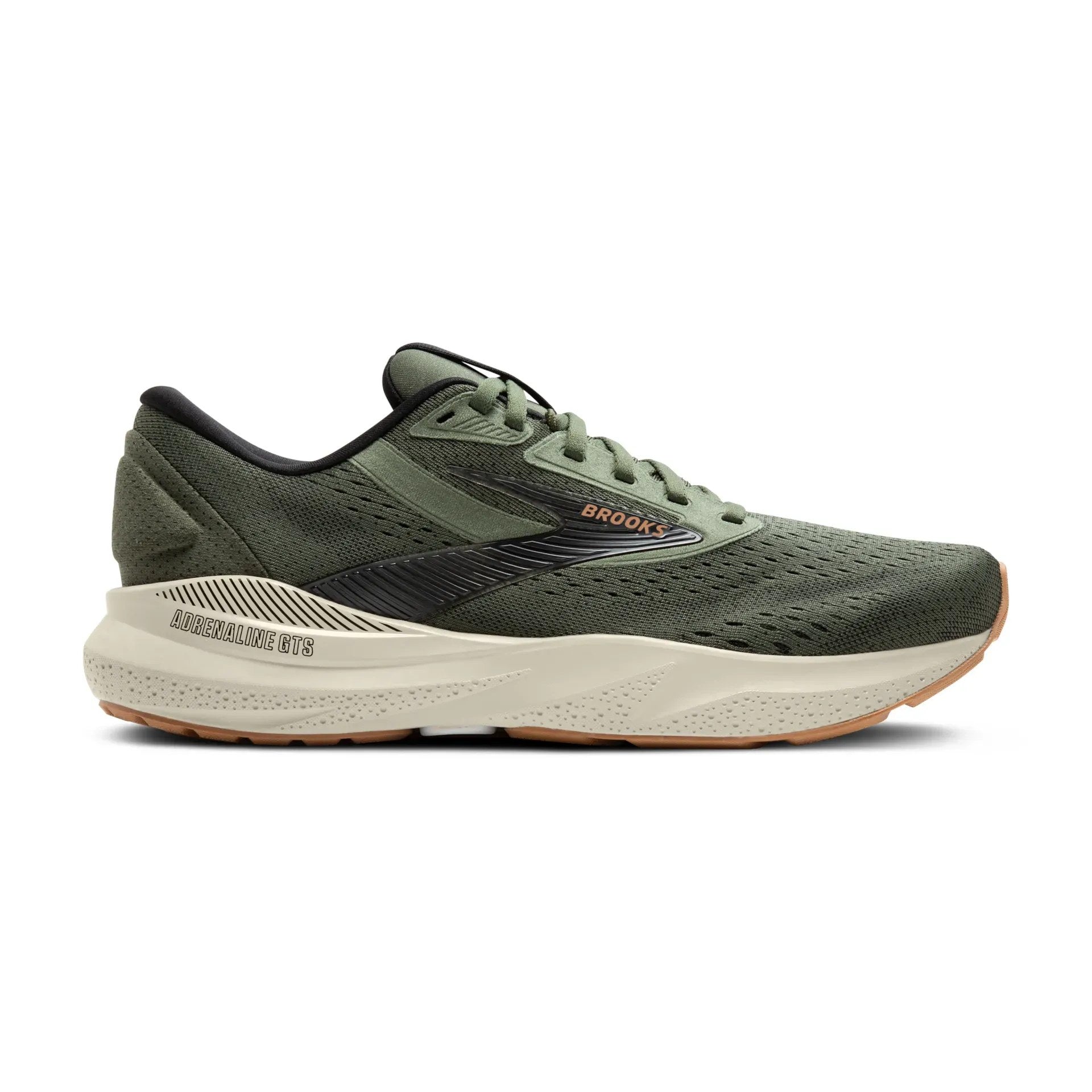 Brooks Adrenaline GTS 24 Men's Running Shoe - Thyme/Black/Pelican