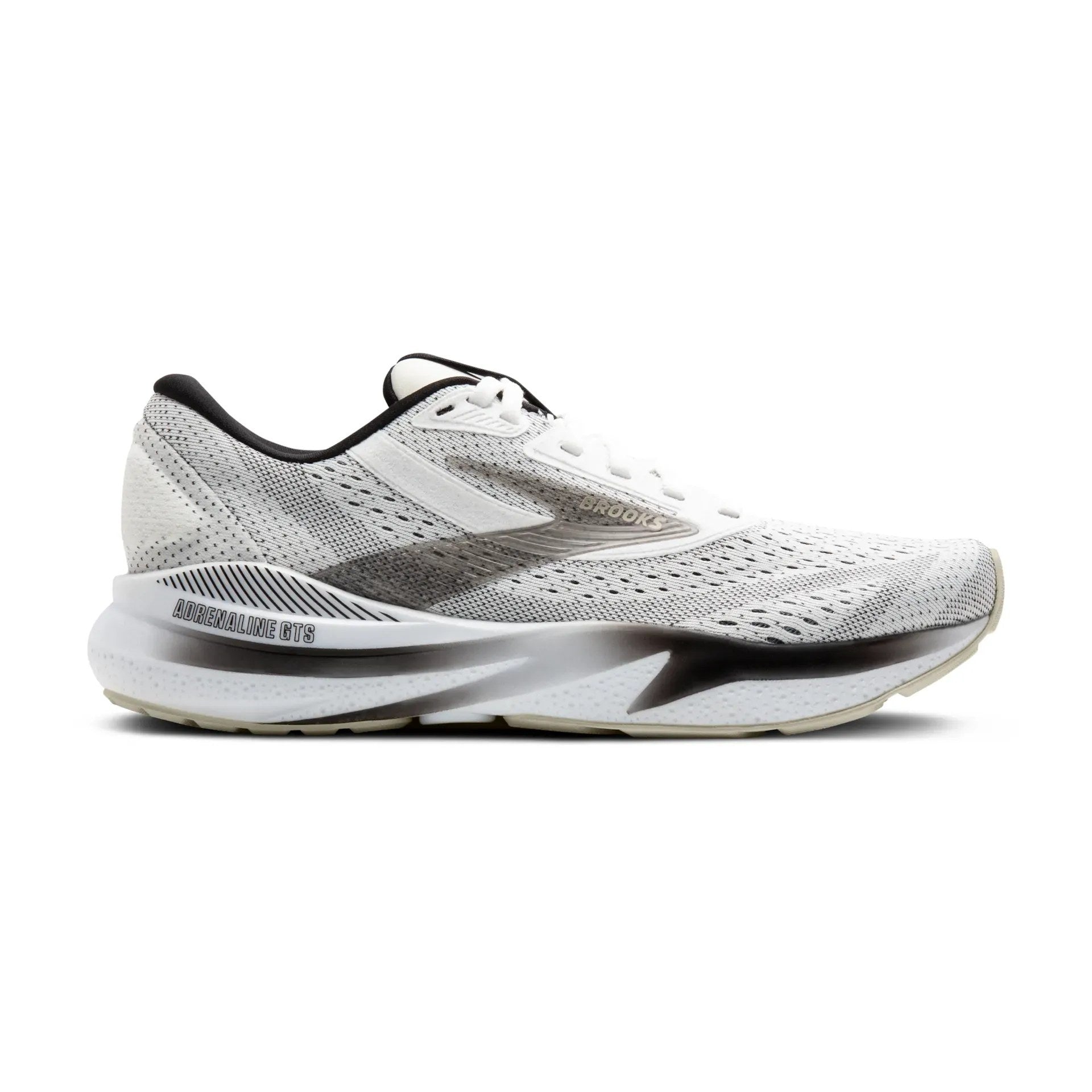 Brooks Adrenaline GTS 24 Men's Running Shoe - White/Black/Pelican