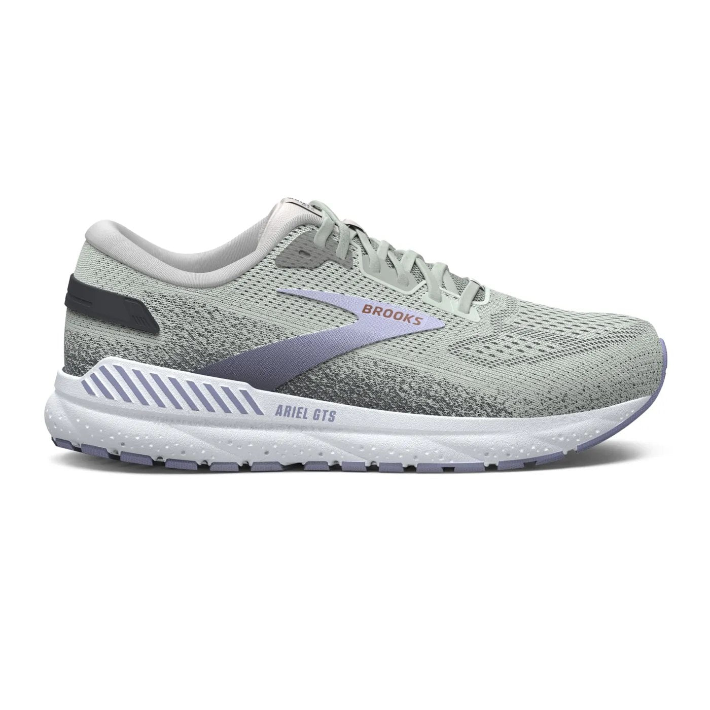 Brooks Ariel GTS 24 Women's Running Shoe - Mercury/Ebony/Sweet Lavender