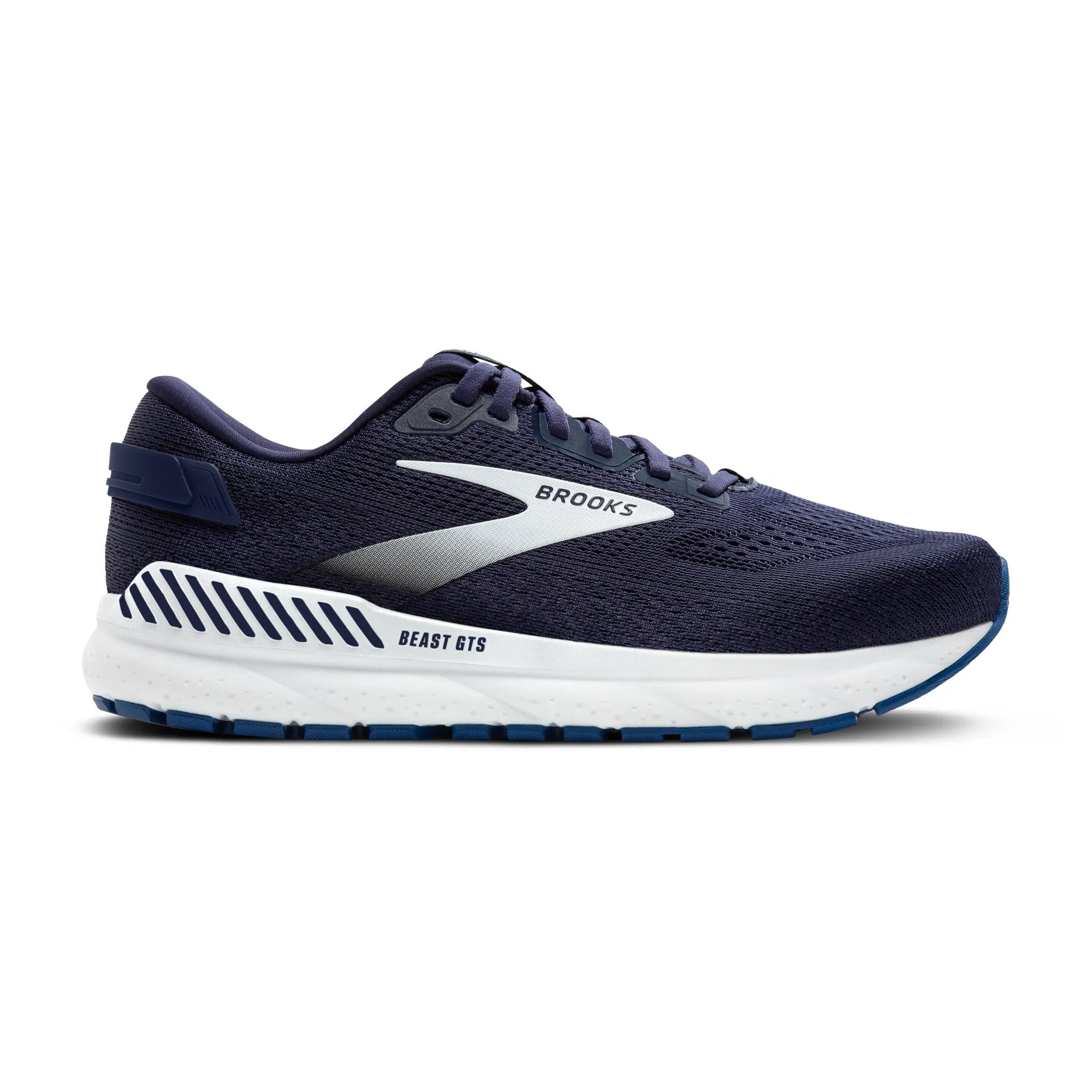Brooks Beast GTS 24 Men's Running Shoe - Peacoat/True Navy/White