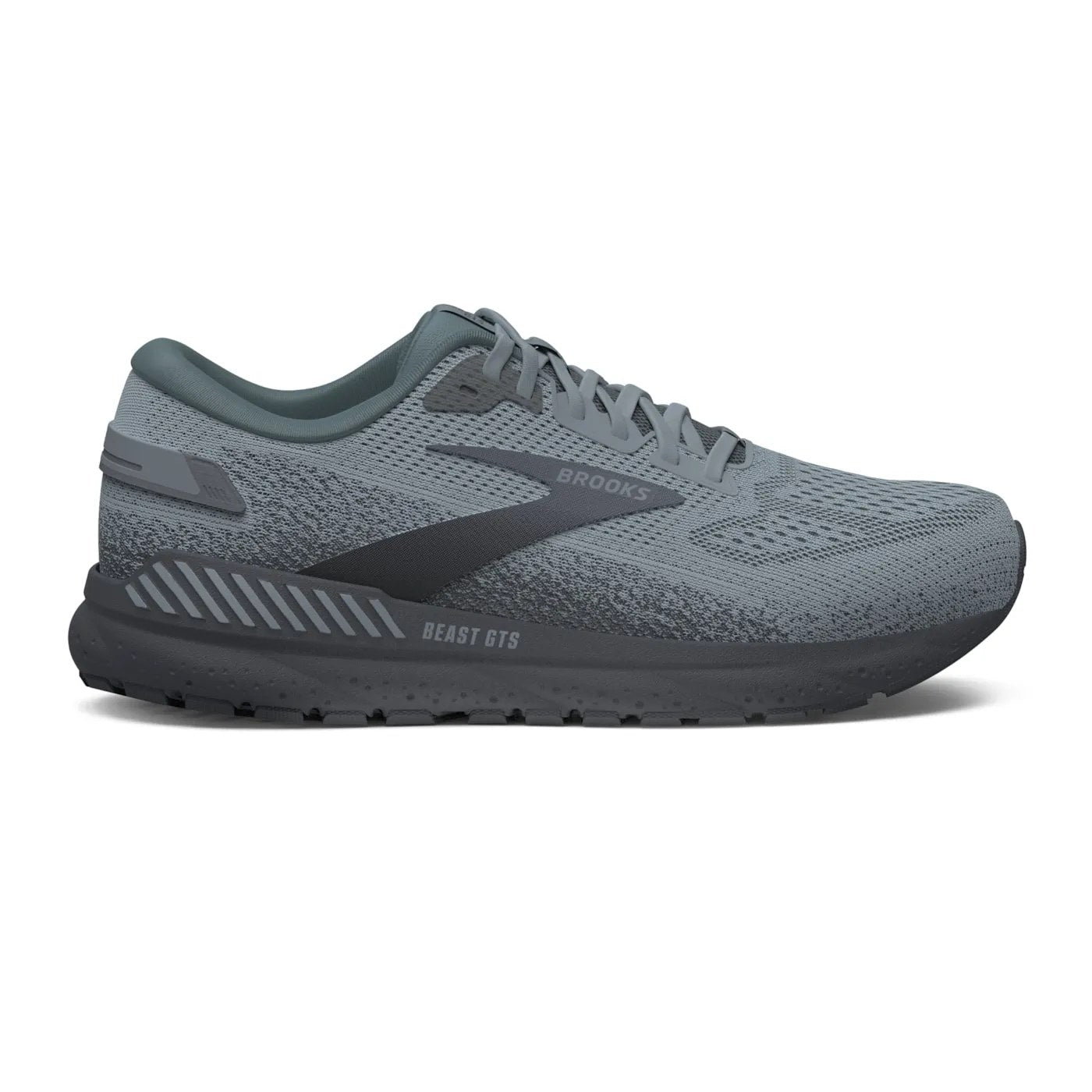 Brooks Beast GTS 24 Men's Running Shoe - Primer Gray/Ebony