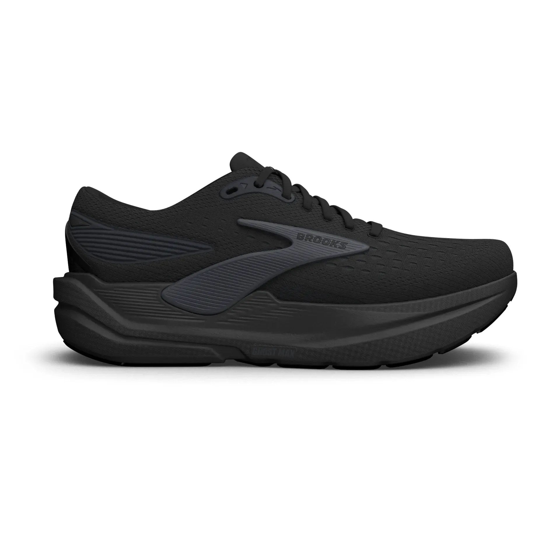 Brooks Ghost Max 3 Men's Running Shoe - Black/Black/Ebony