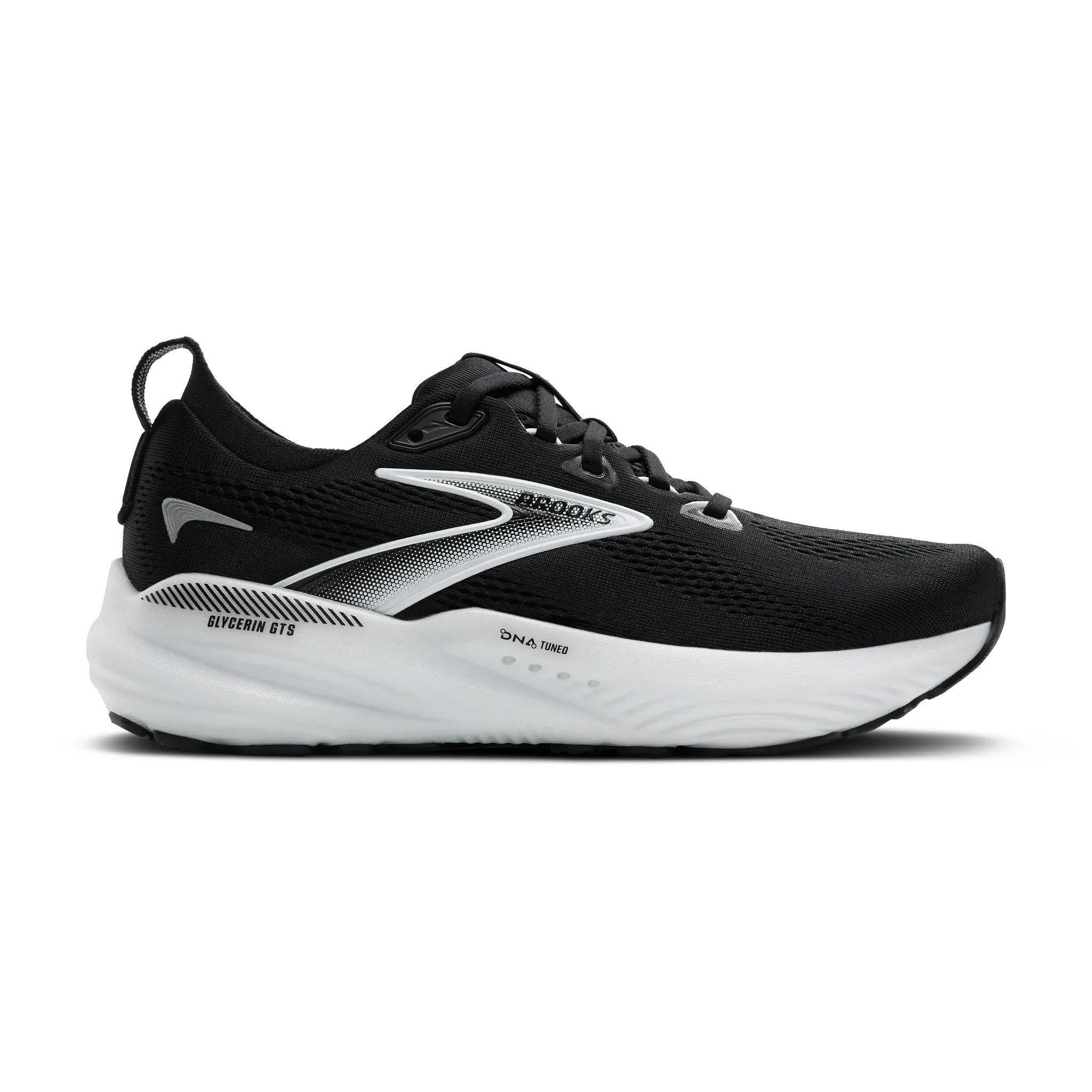 Brooks Glycerin GTS 22 Women's Running Shoe - Black/Grey/White