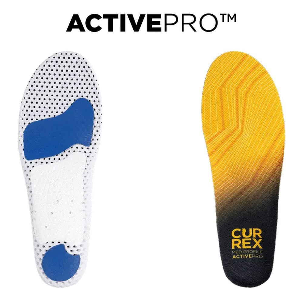 Currex ActivePro Med Orthotic Insole - Yellow