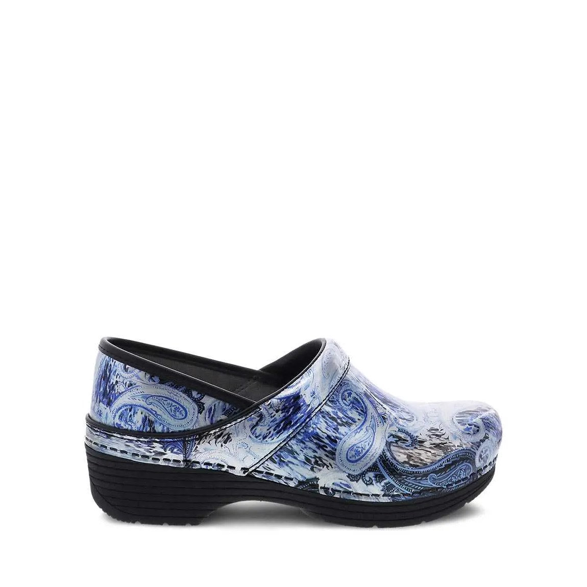 Dansko LT Pro Patent Women's Sandal - Silver/Blue