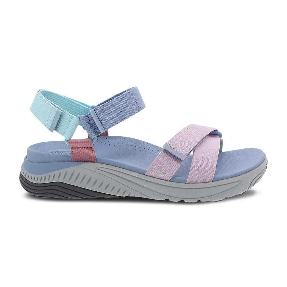 Dansko Racquel Webbing Women's Sandal - Sky Multi
