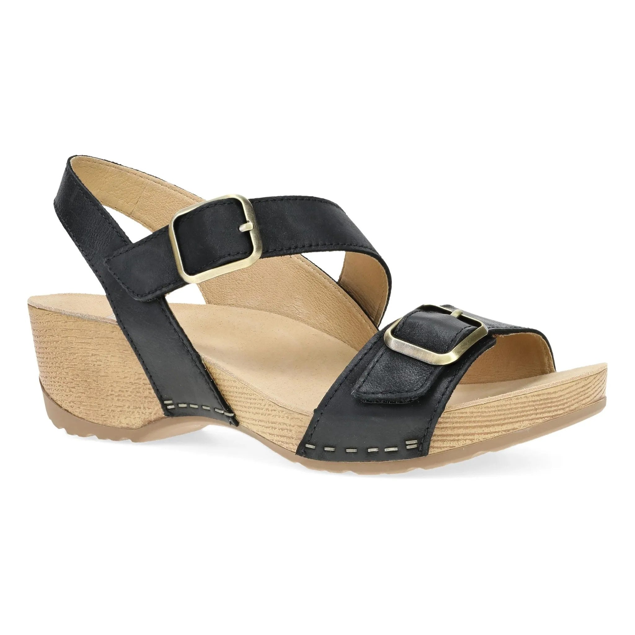 Dansko Trinity Burnished Women's Sandal - Black
