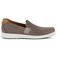 Ecco S Lite Moc Men's Casual Shoe - Warm Grey/Cognac