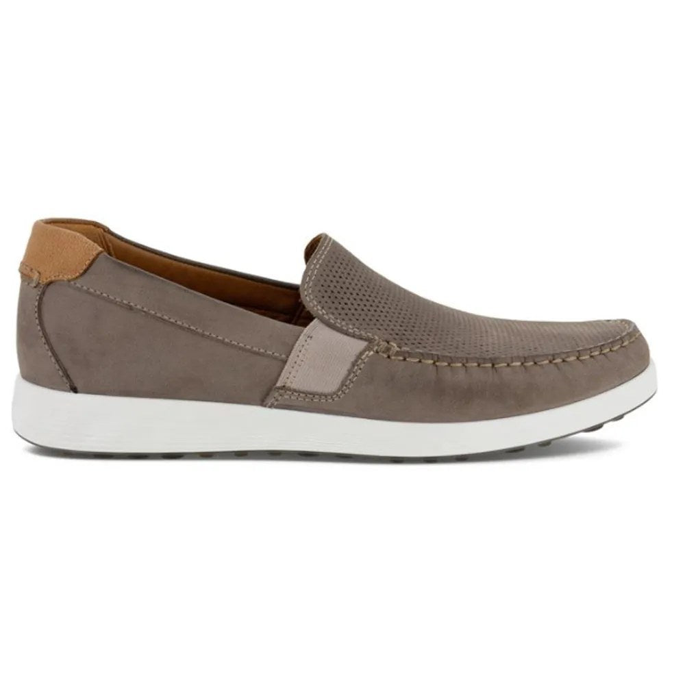 Ecco S Lite Moc Men's Casual Shoe - Warm Grey/Cognac