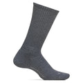 Feetures Cushion Crew Dress Sock - Grey