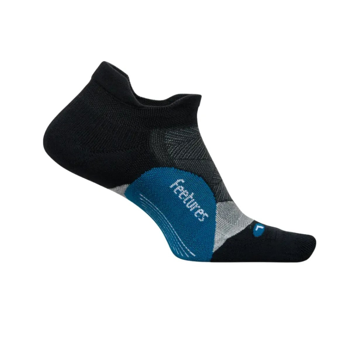 Feetures Elite Lite Cushion Sock - Black Sea