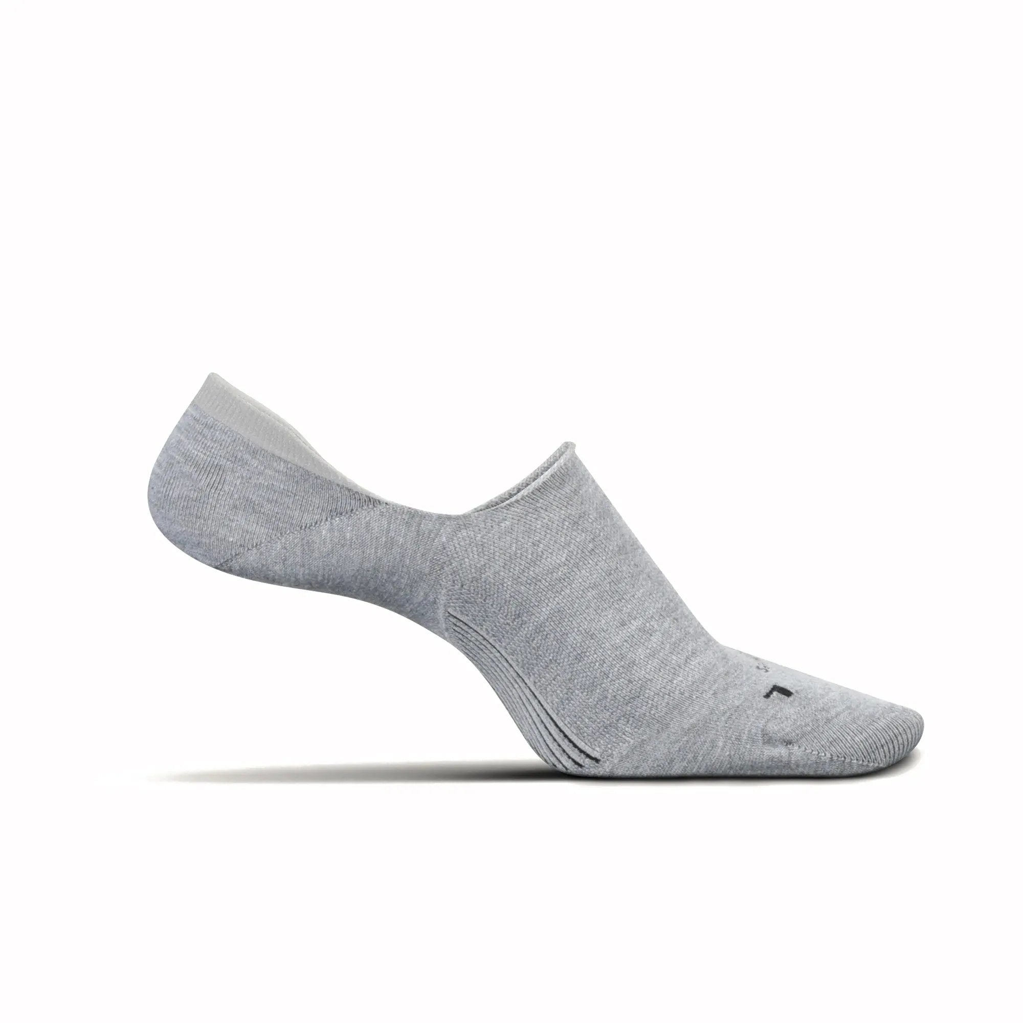 Feetures Everyday No Show Women's Sock - Light Gray