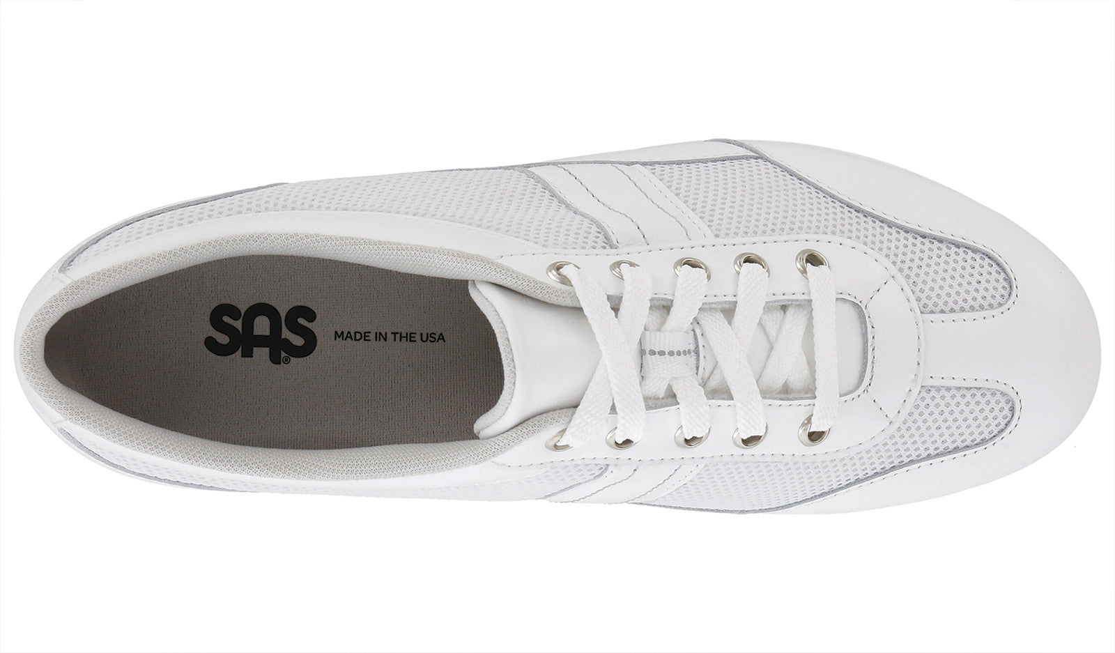 SAS Freetime Mesh White - view 3