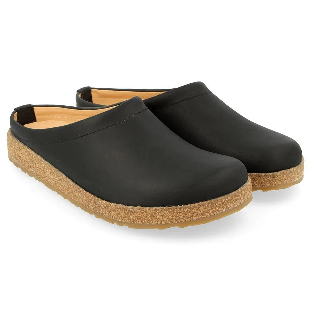Haflinger Phillip Slide Sandal - Black