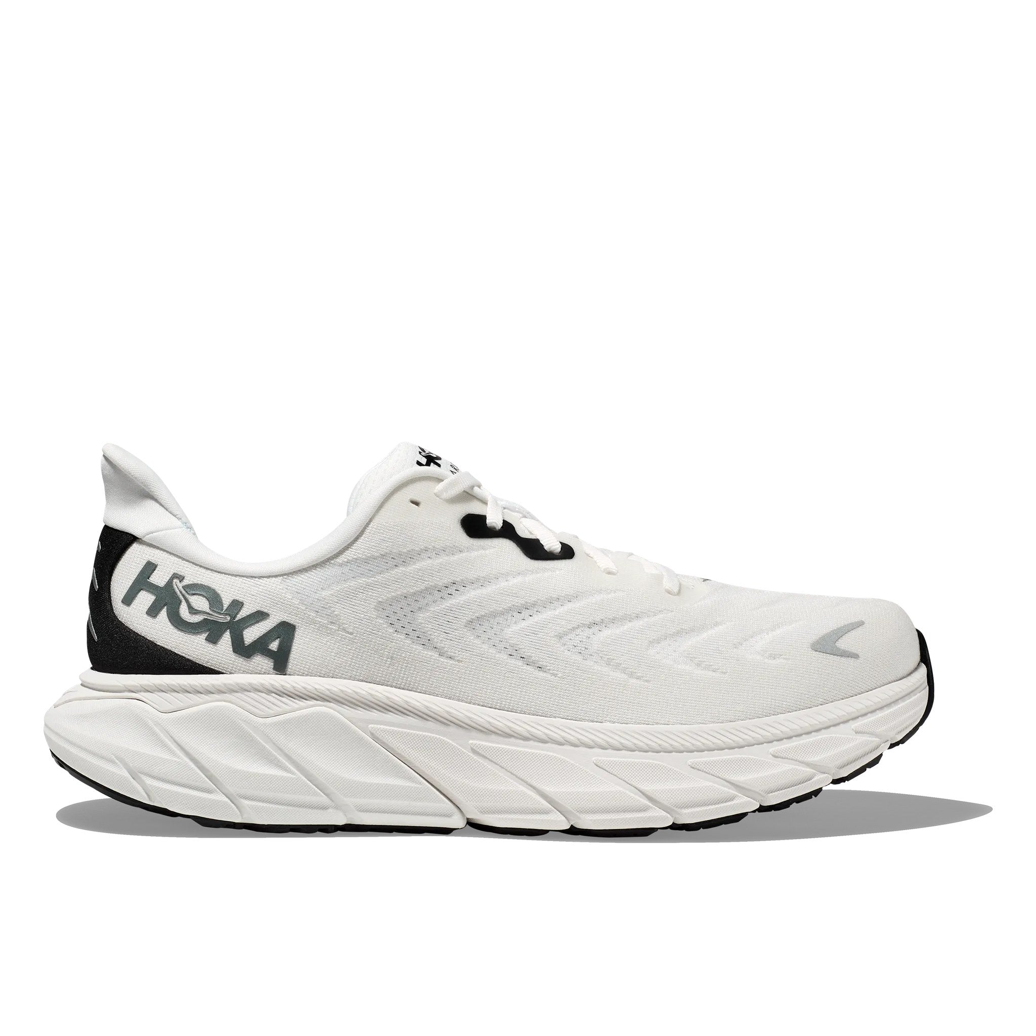 Hoka Arahi 6 Men's Running Shoe - Blanc De Blanc Steel Wool