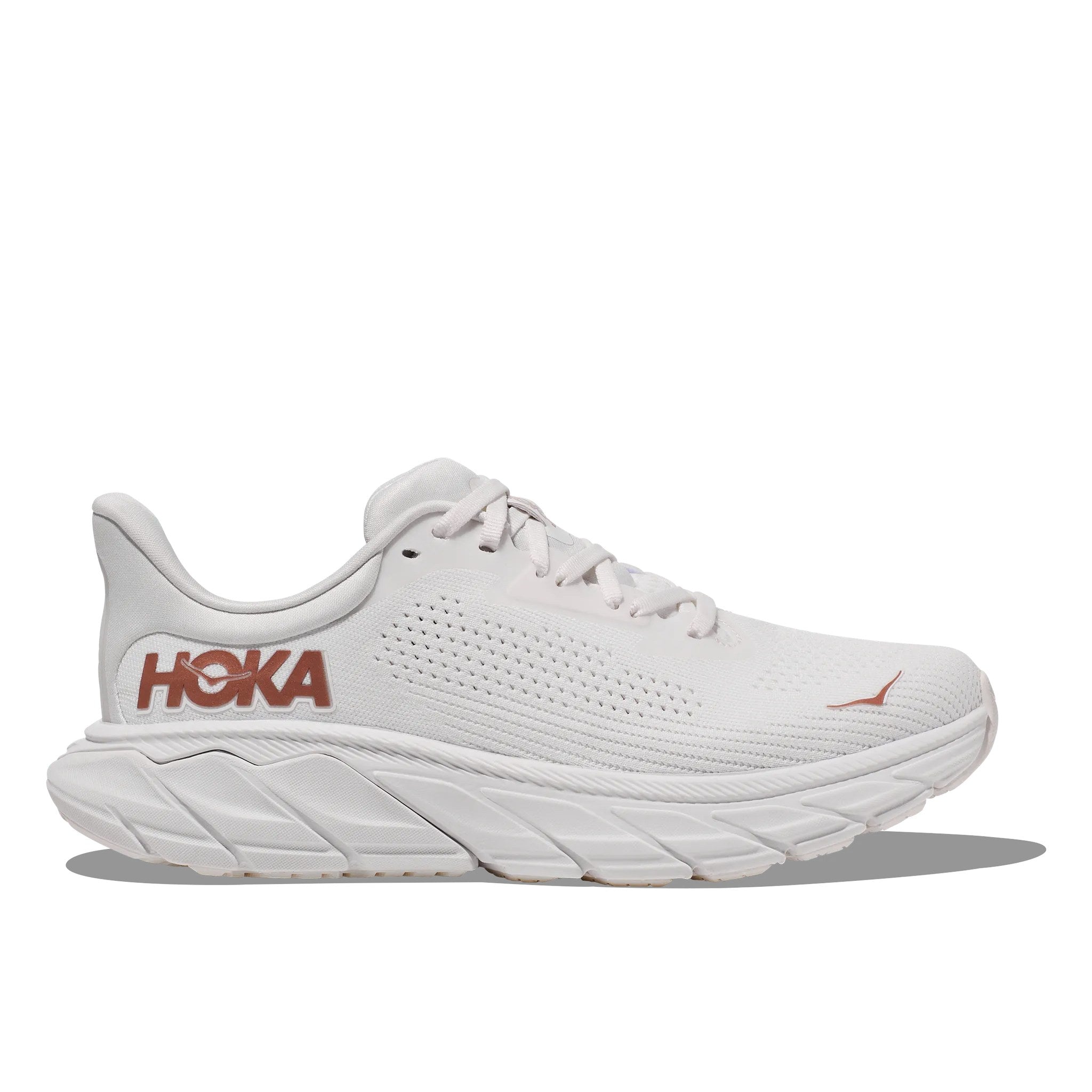 Hoka Arahi 7 Men's Running Shoe - Blanc De Blanc/Rose Gold