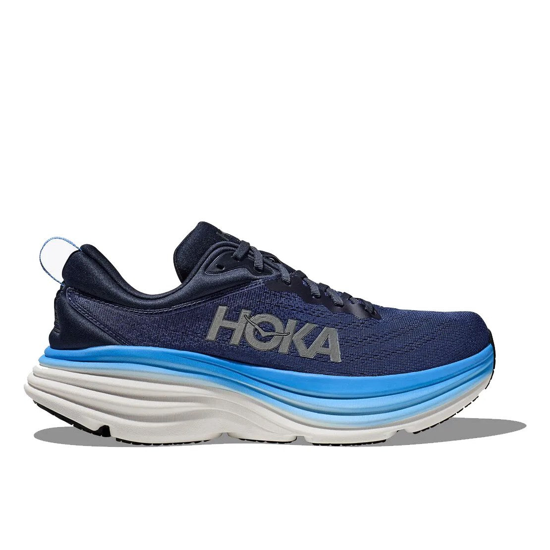 Hoka Bondi 8 Men's (Wide) Running Shoe - Outer Space/Atlantis
