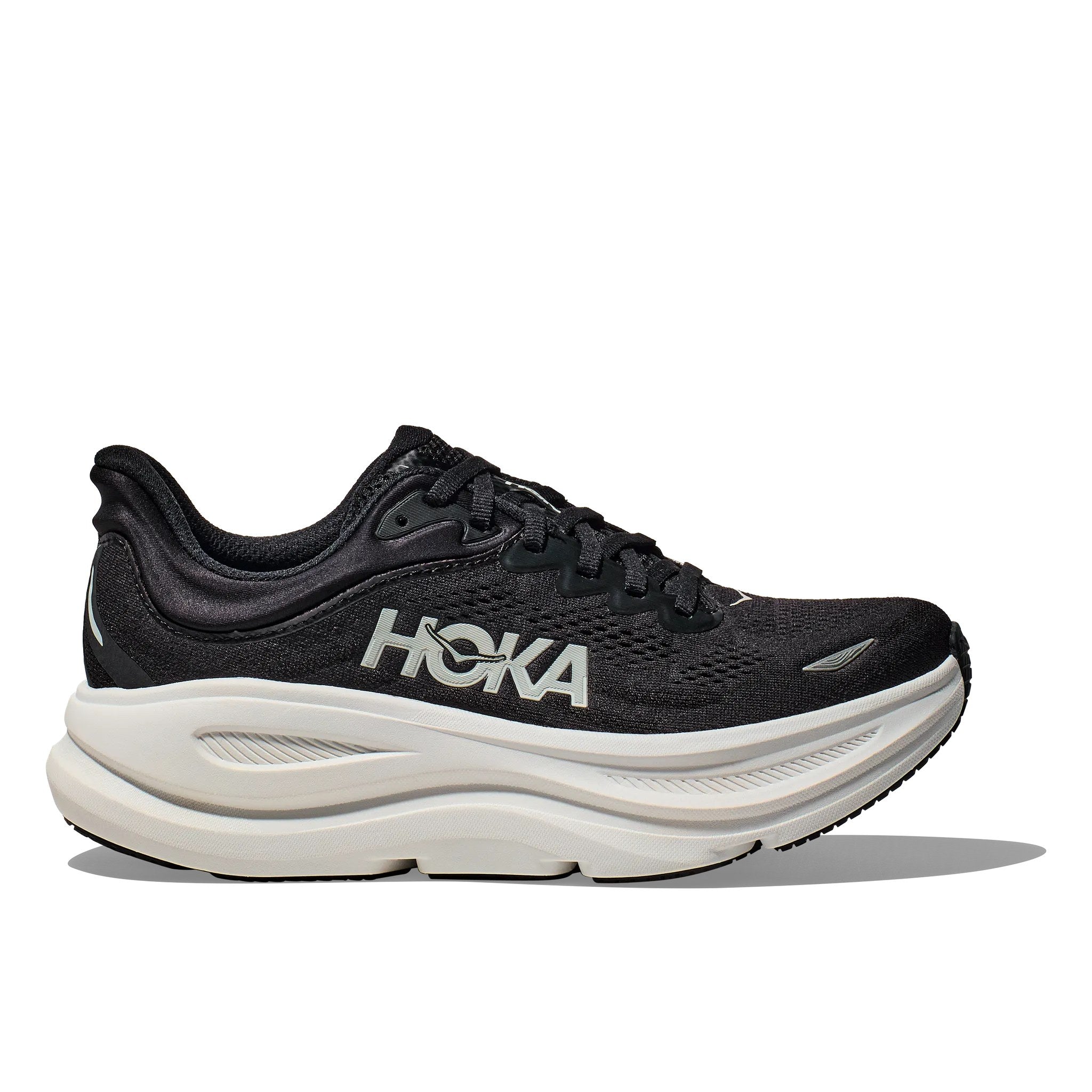 Hoka Bondi 9 Men's (Wide) Running Shoe - Black/White