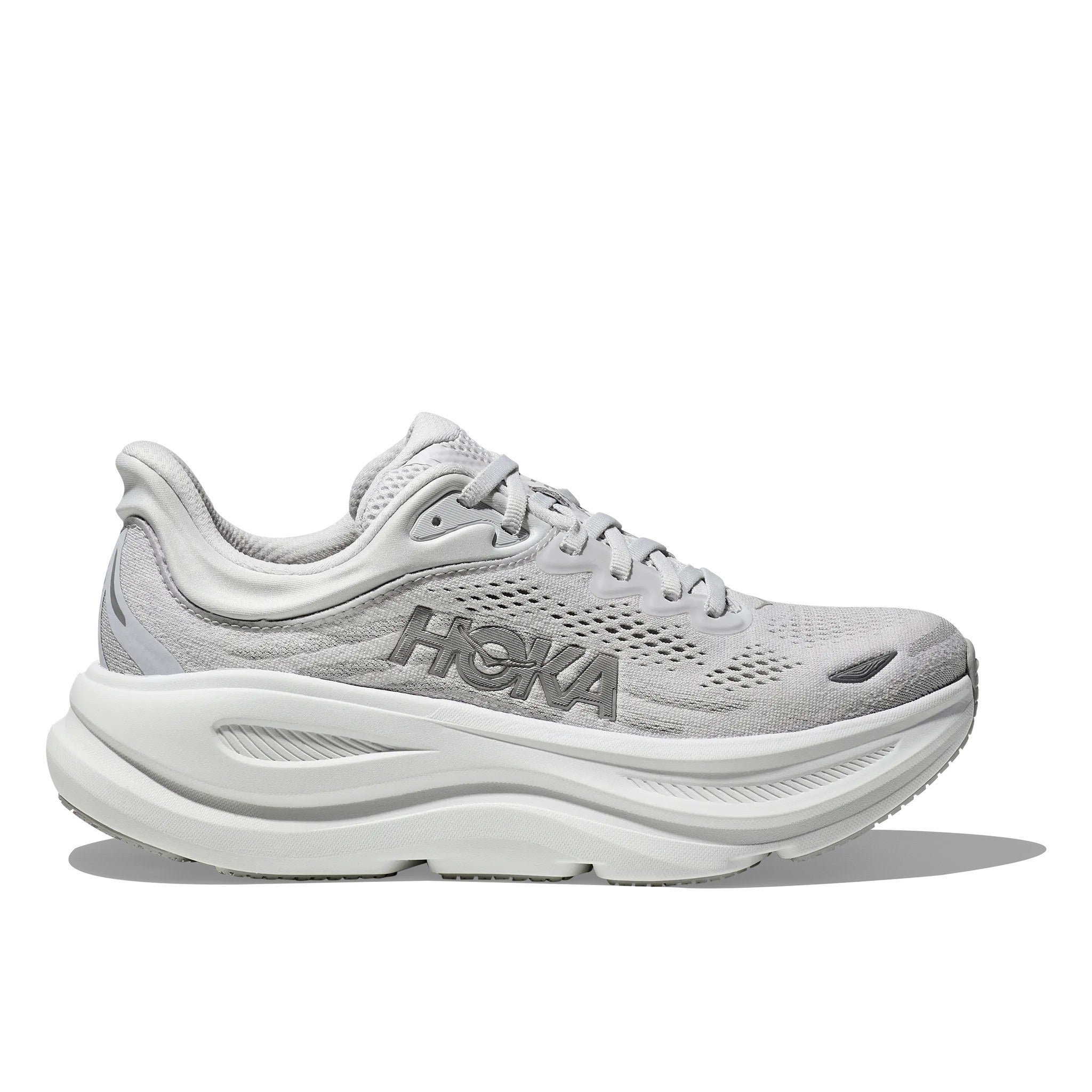 Hoka Bondi 9 Men's (Wide) Running Shoe - Stardust/Silver