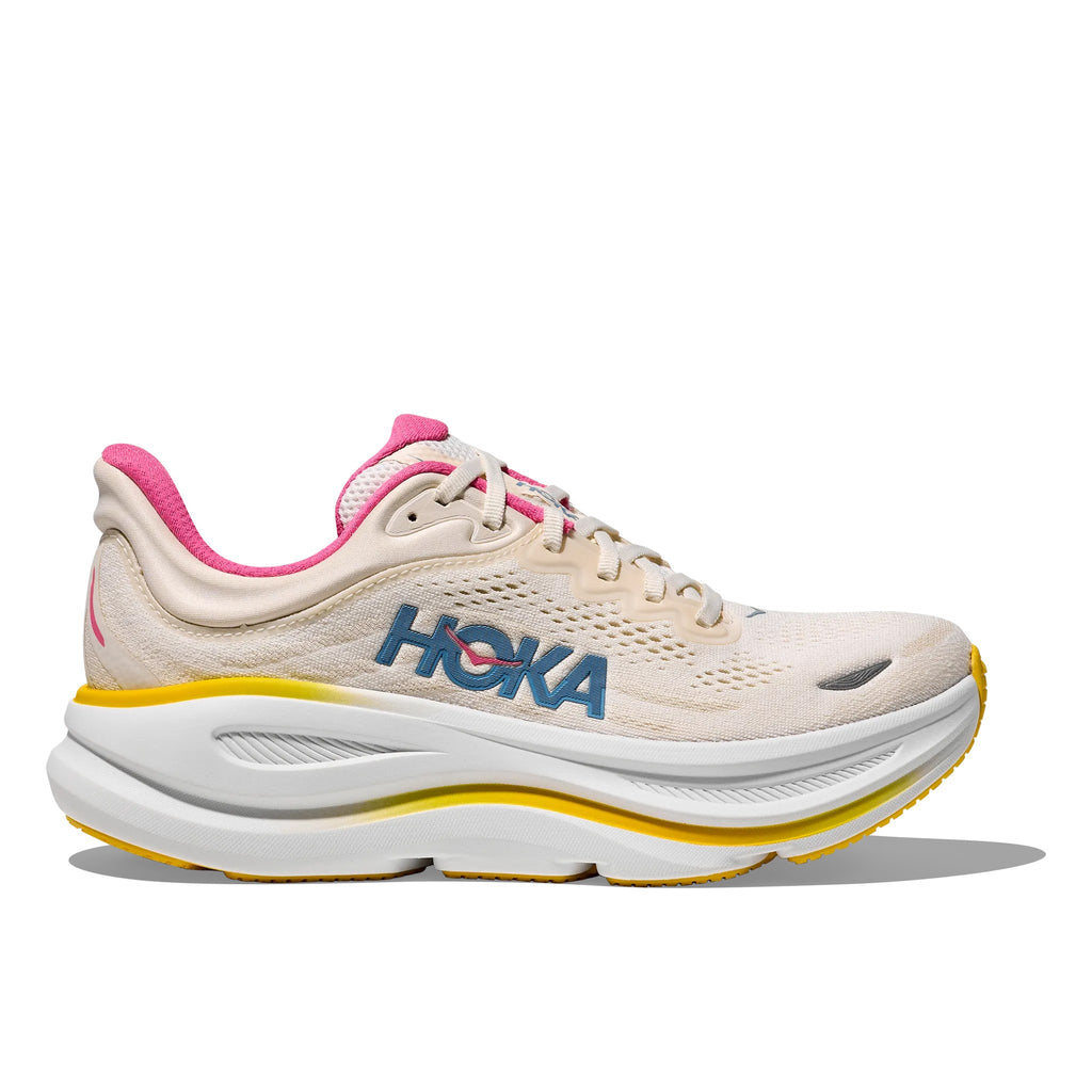 Hoka Bondi 9 Women's Running Shoe - Alabaster / Birch