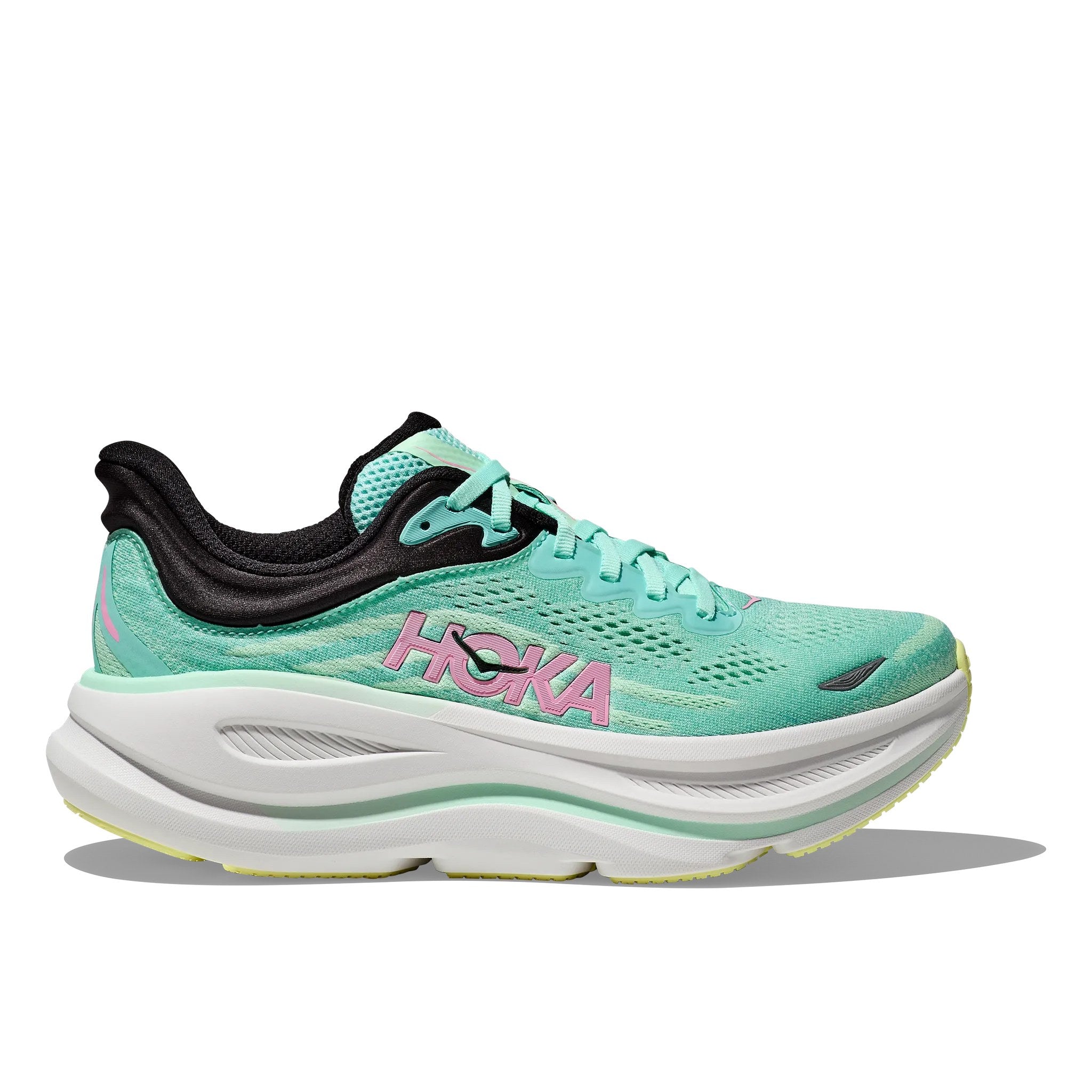 Hoka Bondi 9 Women's Running Shoe - Blue Spark/ Mint Fluorite
