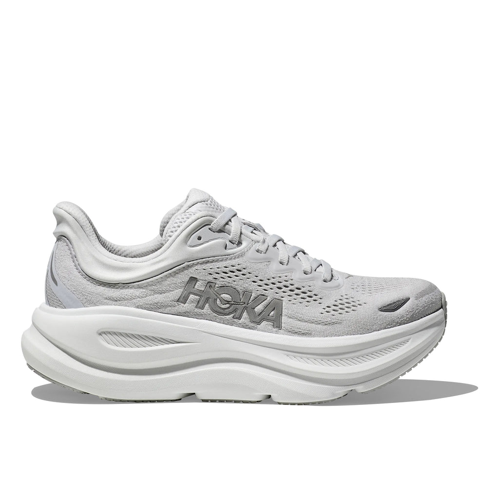 Hoka Bondi 9 Women's Running Shoe - Stardust / Silver
