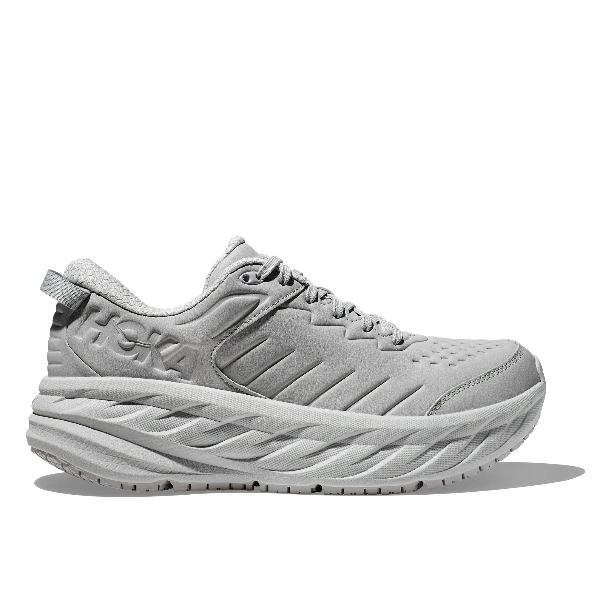 Hoka Bondi SR Men's Running Shoe - Harbor Mist/Lunar Rock