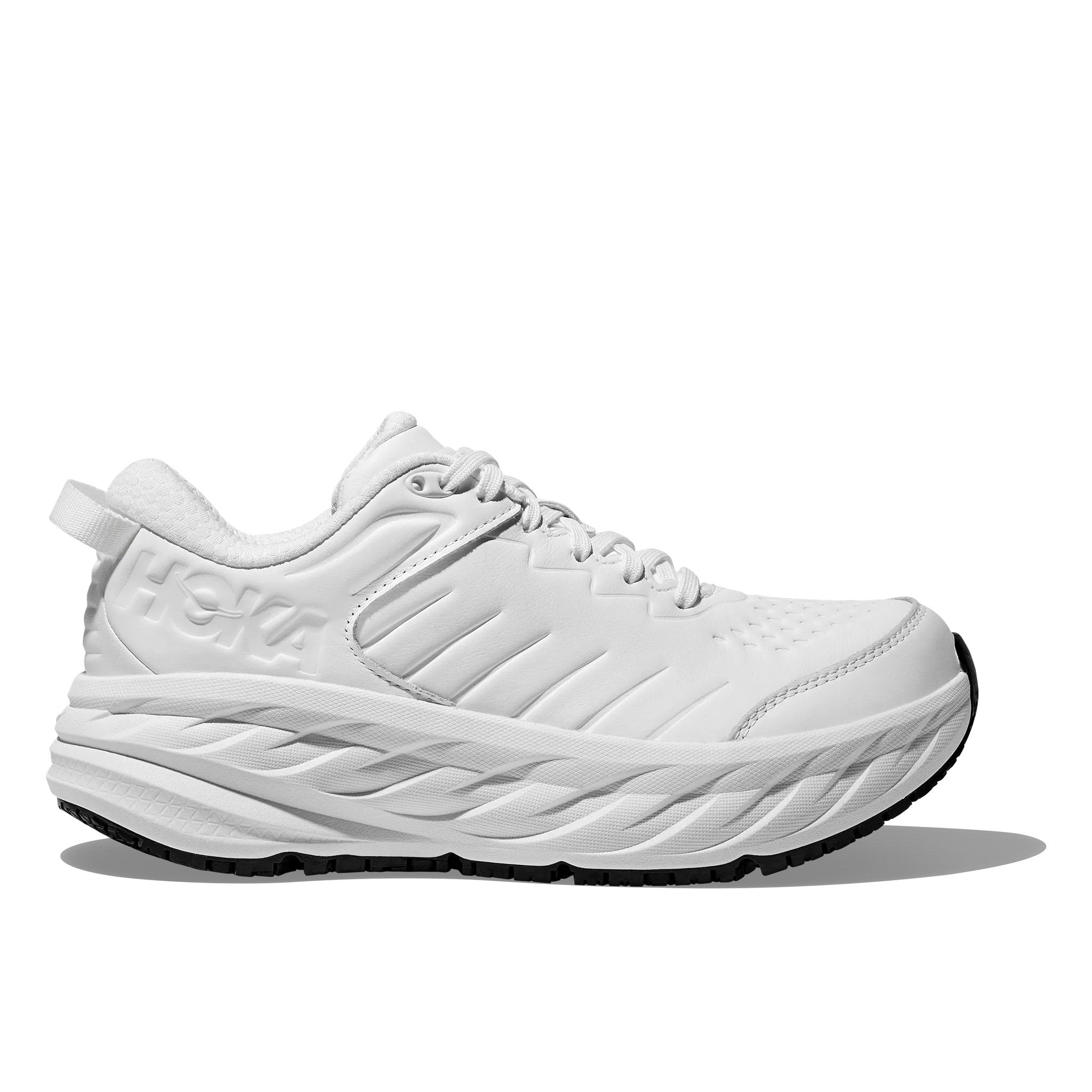 Hoka Bondi SR Women's Running Shoe - Frost / Frost