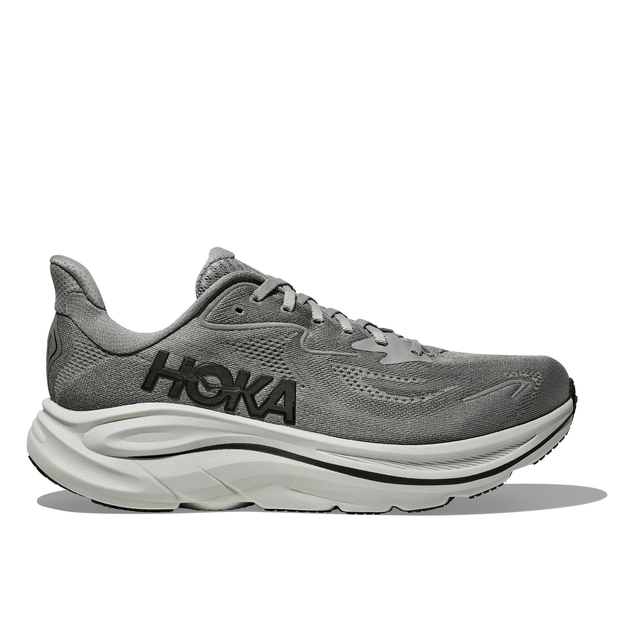 Hoka Clifton 10 Men's Running Shoe (Wide) Running Shoe - Galactic Grey / Asteroid