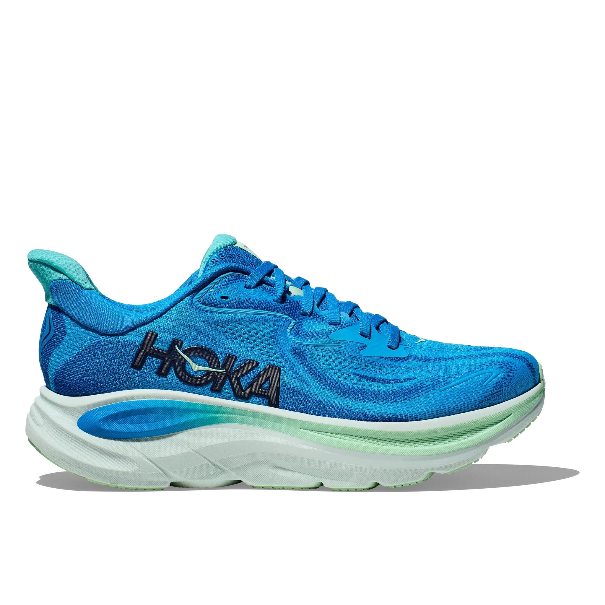 Hoka Clifton 10 Men's Running Shoe (Wide) Running Shoe - Hoka Blue / Skyward Blue