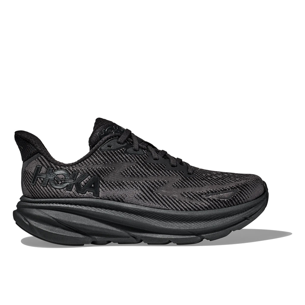 Hoka Clifton 9 Men's Running Shoe - Black/Black