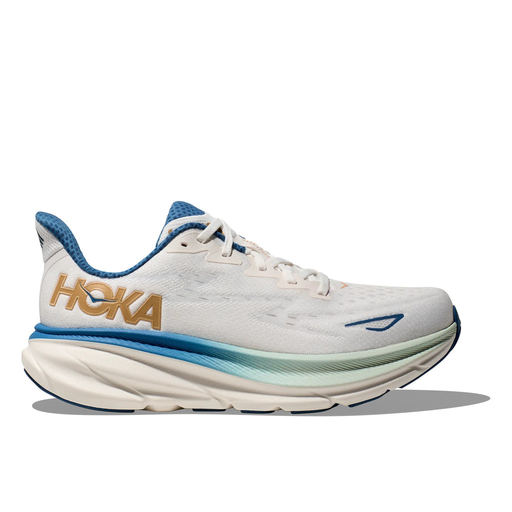 Hoka Clifton 9 Men's Running Shoe - Frost/Gold