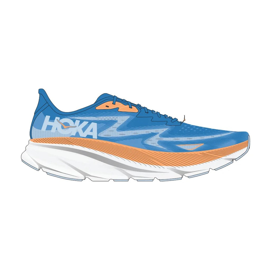 Hoka Clifton 9 Women's Running Shoe (Wide) Running Shoe - Coastal Sky / All Aboard