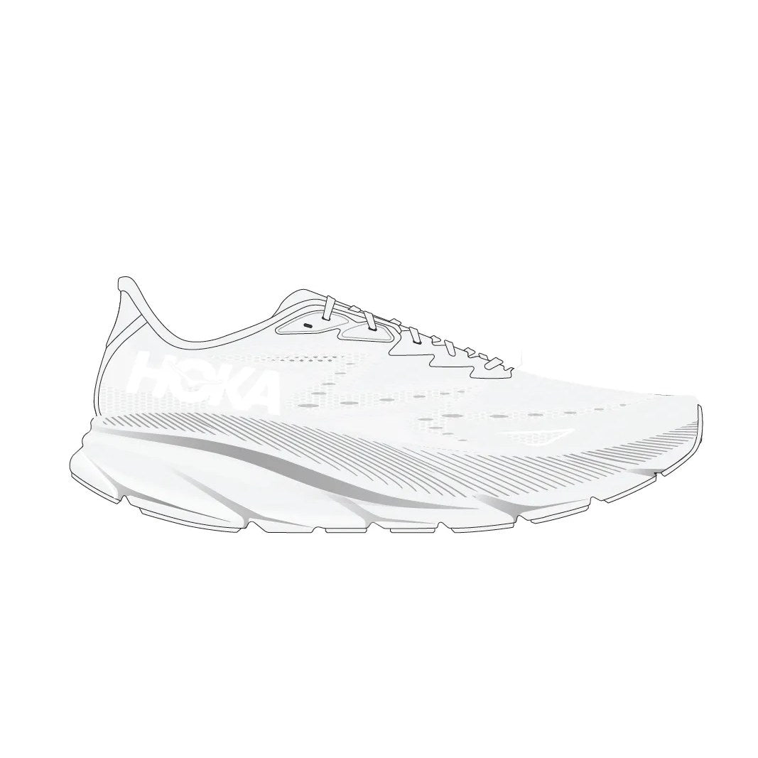 Hoka Clifton 9 Women's Running Shoe (Wide) Running Shoe - White/White