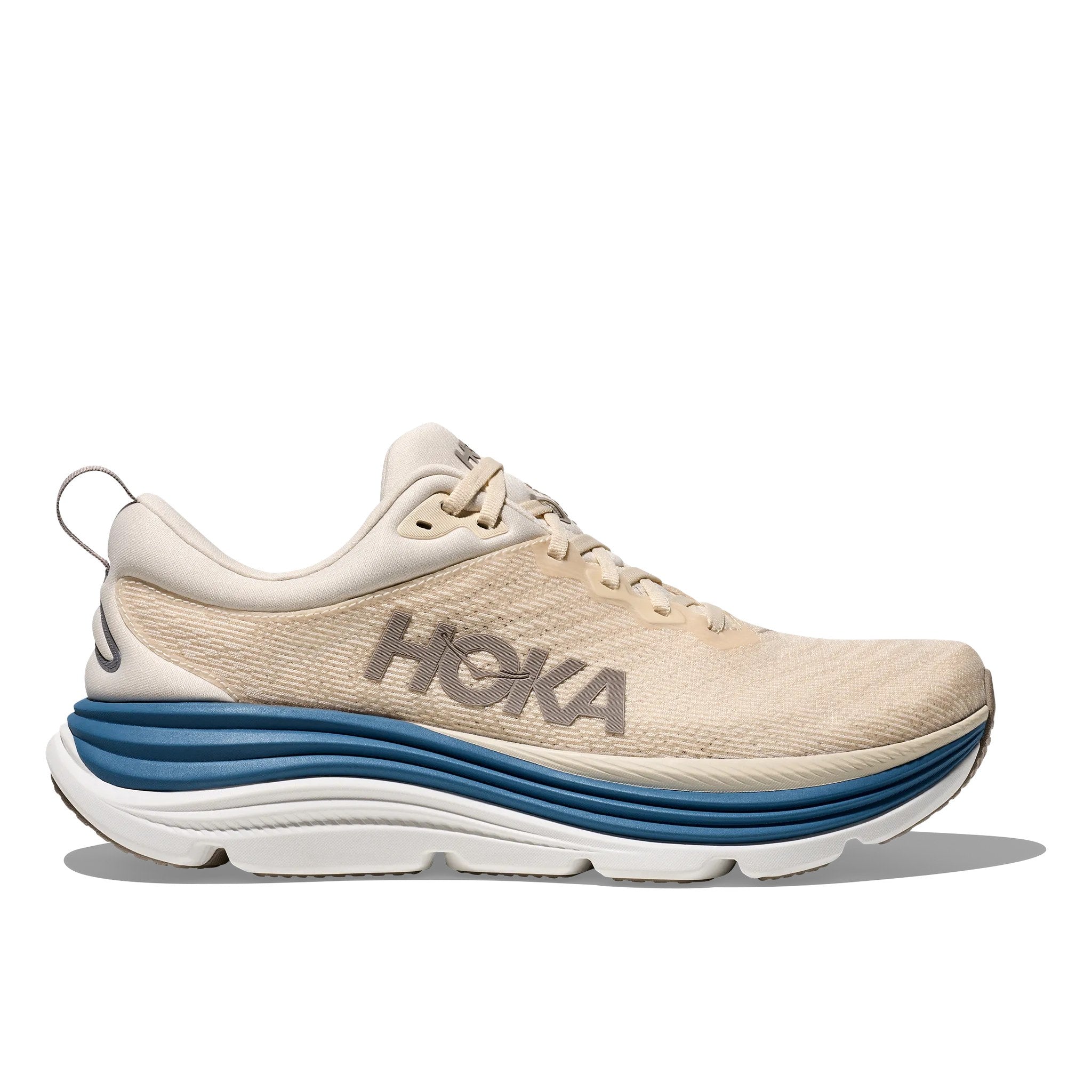 Hoka Gaviota 5 Men's (Wide) Running Shoe - Birch/Foggy Night