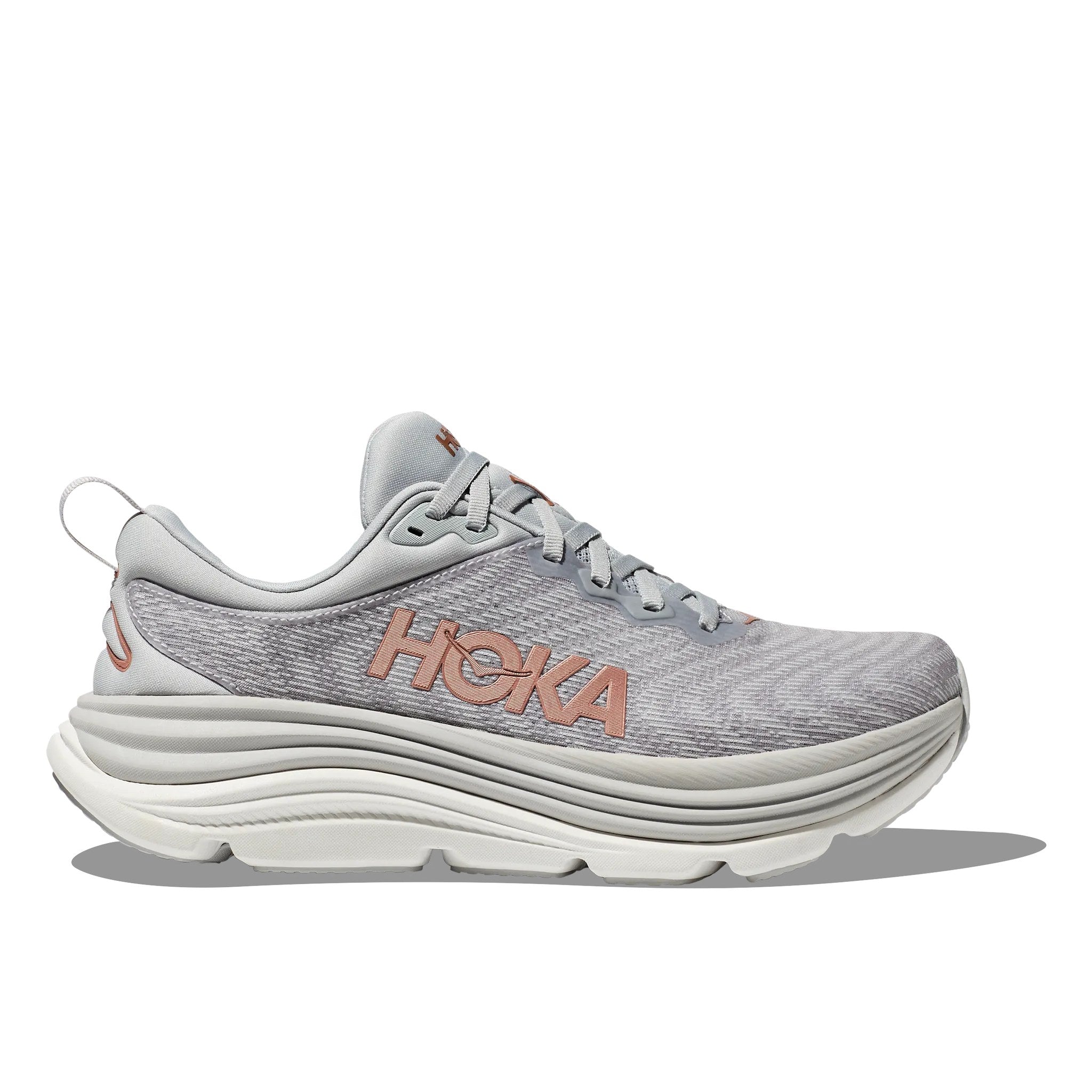 Hoka Gaviota 5 Men's (Wide) Running Shoe - Harbor Mist/Rose Gold
