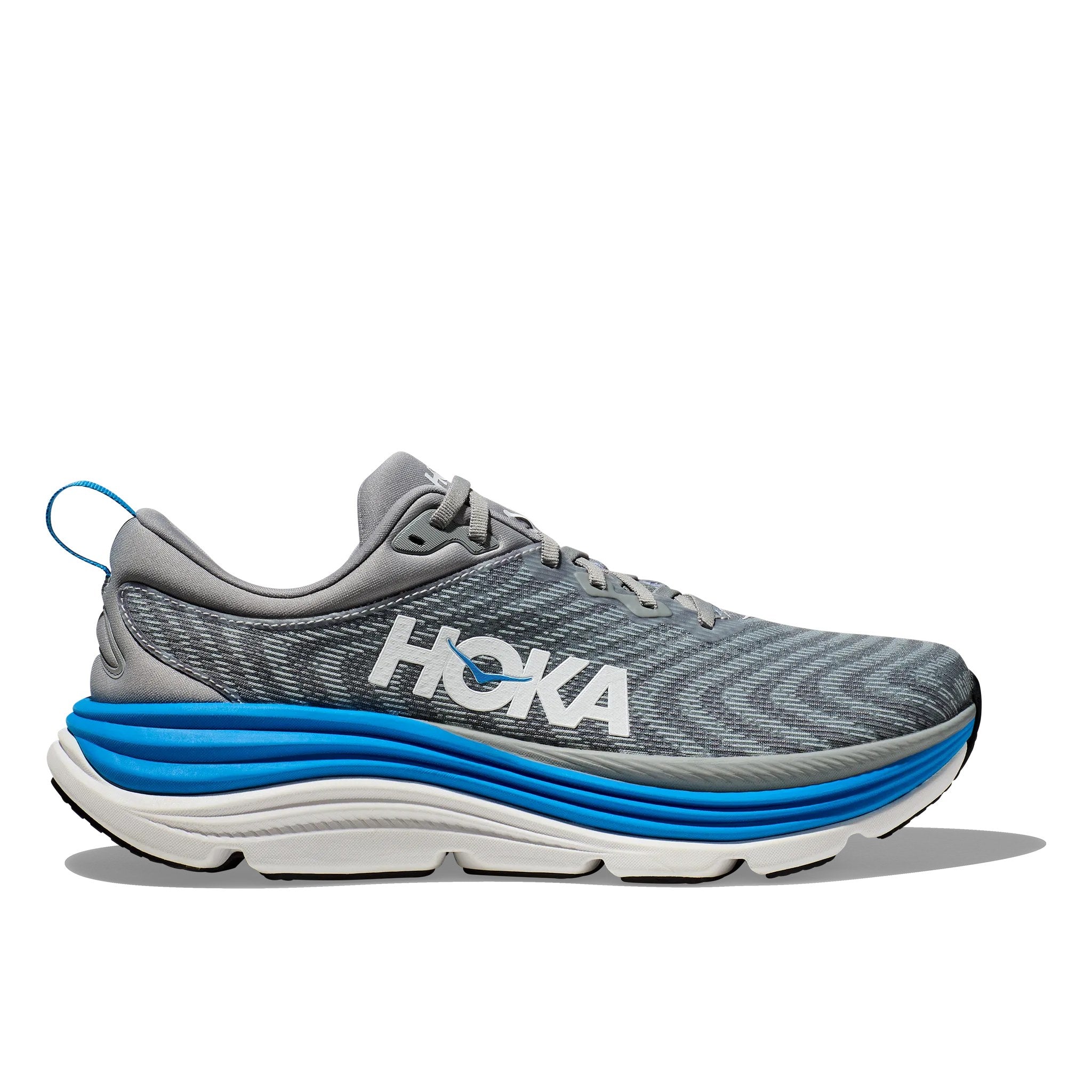 Hoka Gaviota 5 Men's (Wide) Running Shoe - Limestone/Diva Blue
