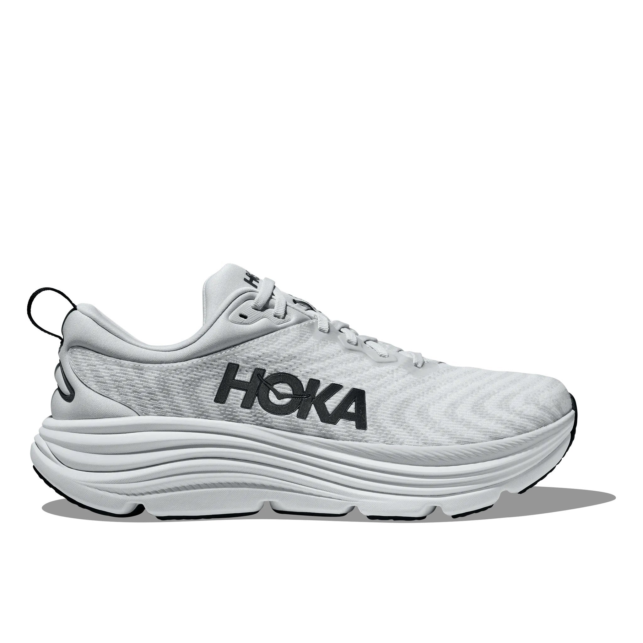 Hoka Gaviota 5 Men's (Wide) Running Shoe - Nimbus Cloud/Steel Wool