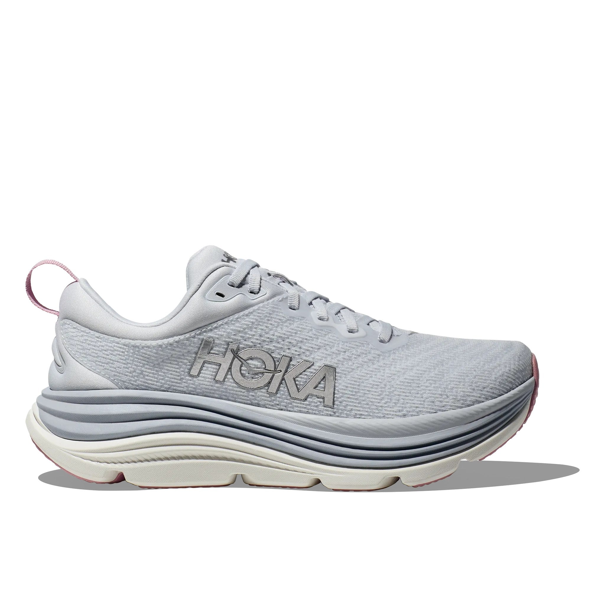 Hoka Gaviota 5 Men's (Wide) Running Shoe - Sea Ice/Pink Twilight